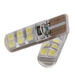 Led Xenon T10 W5W 12SMD  Canbus Silica 6000k